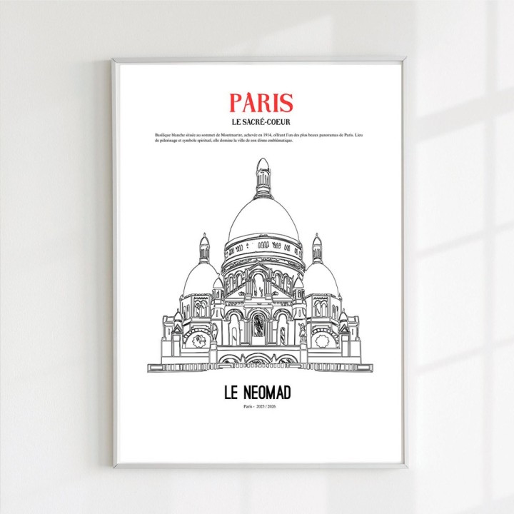 Le Sacré-coeur affiche