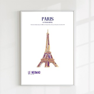 La Tour Eiffel  affiche signée et numérotée