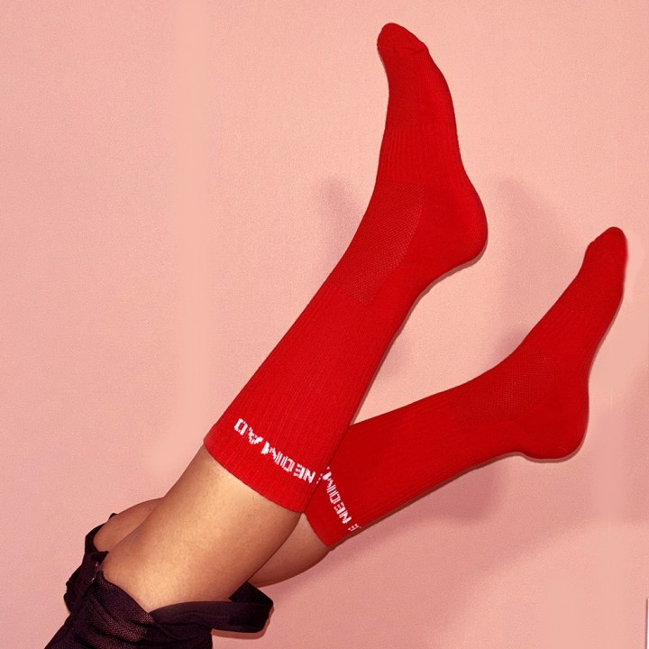 Les chaussettes Le Flamboyant (Rouge)