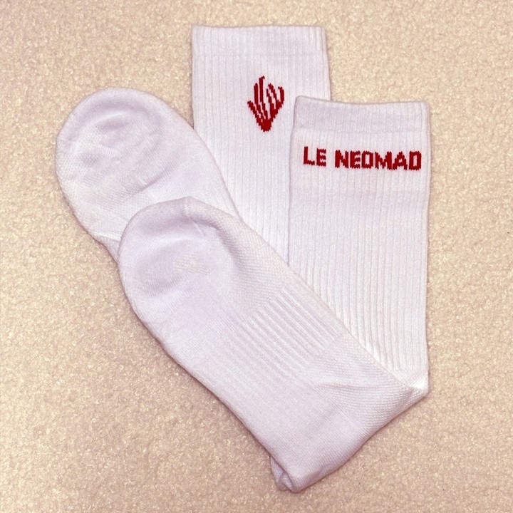 Les chaussettes la crème coco (blanches)