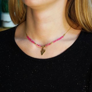 Collier Le Fuchsia