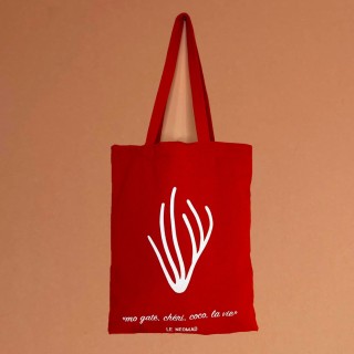 Le tote bag rouge