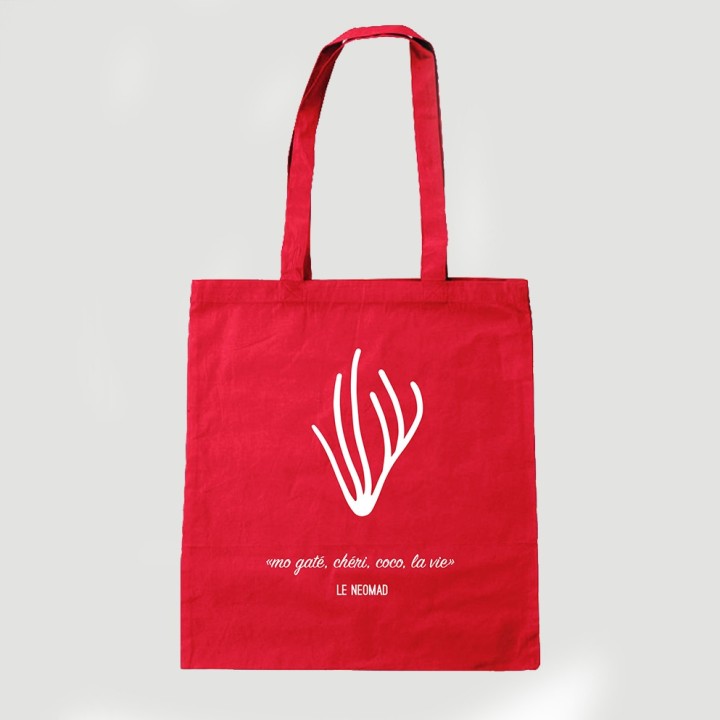 Le tote bag rouge