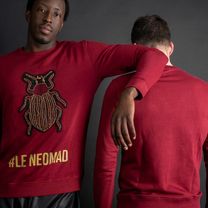 Sweat-shirt Altaf (Bordeaux)