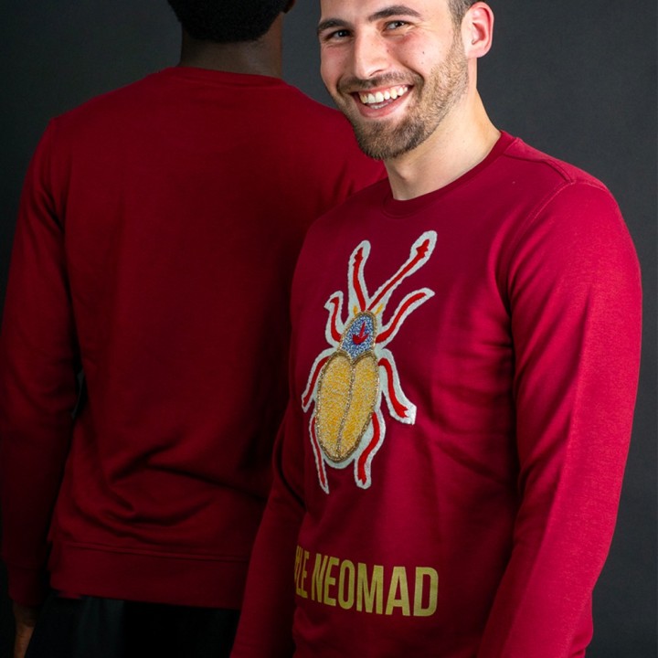 Sweat-shirt Altaf (Bordeaux)