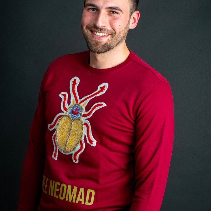 Sweat-shirt Altaf (Bordeaux)