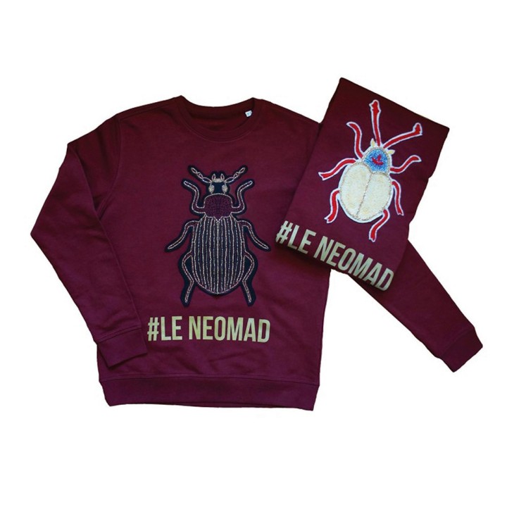Sweat-shirt Altaf (Bordeaux)