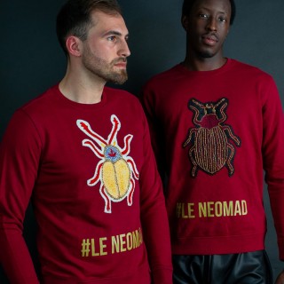 Sweat-shirt Altaf (Bordeaux)