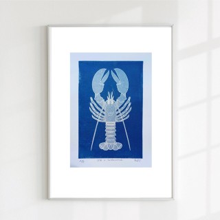 Cyanotype Le homard