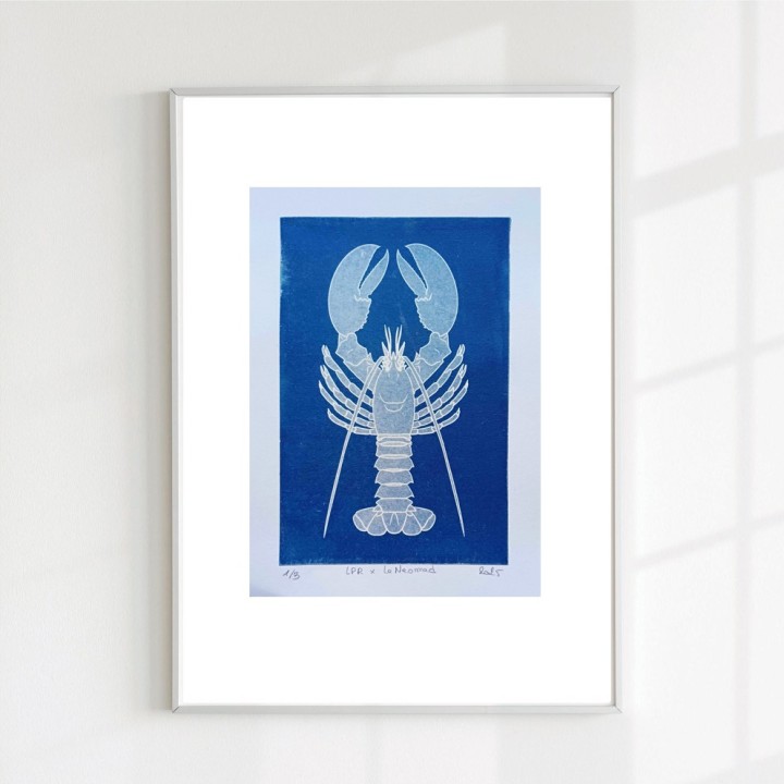 Cyanotype Le homard