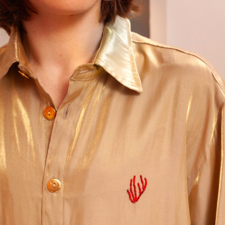 Chemise Poudre d'or